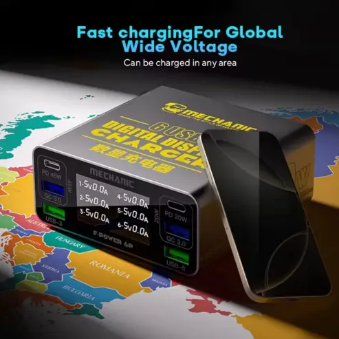 Cargador Mechanic F-Power 6 puertos. 40W's photo #2