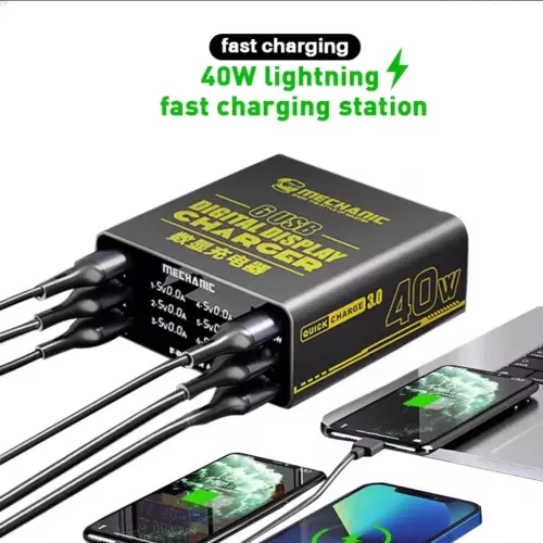 Cargador Mechanic F-Power 6 puertos. 40W's photo #1