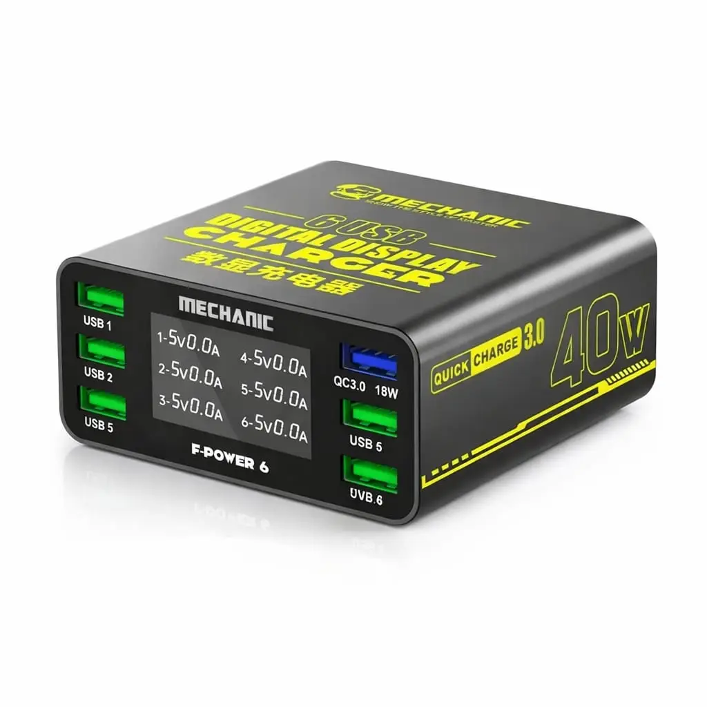 Cargador Mechanic F-Power 6 puertos. 40W's photo #1