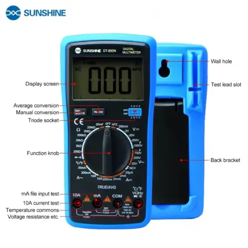 Multimetro digital Sunshine DT-890N M0907 — imagen 4