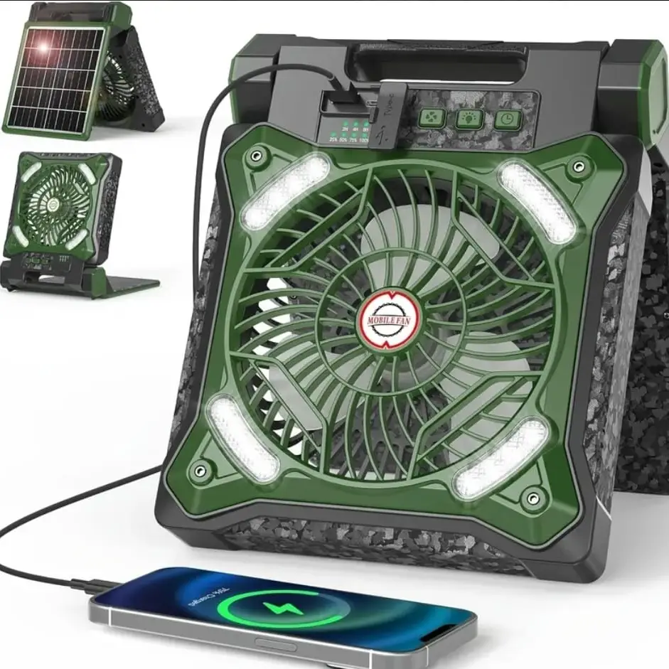 Ventilador +Linterna Solar Pro — imagen 4