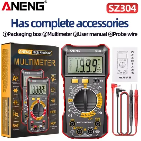 ANENG SZ304: Multímetro Digital M0105 — imagen 3