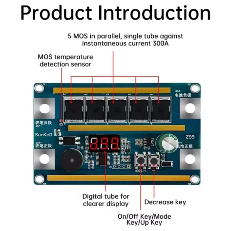 Kit de soldadura por puntos digital A99: Potencia de 1500A para baterías 18650 — imagen 4