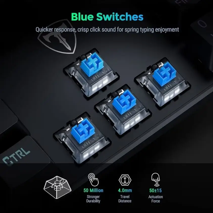 Teclado Mecánico RishoPhy RGB M0417 — imagen 3