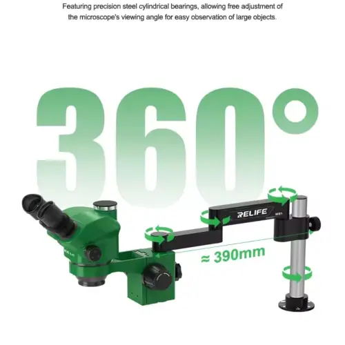 Soporte Telescópico para Microscopio RELIFE MS1 con Brazo Giratorio 360° – Montaje en Pared o Mesa's photo #1