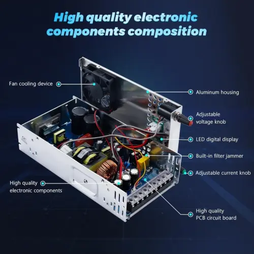 Fuente de poder conmutable 60V 10A's photo #3