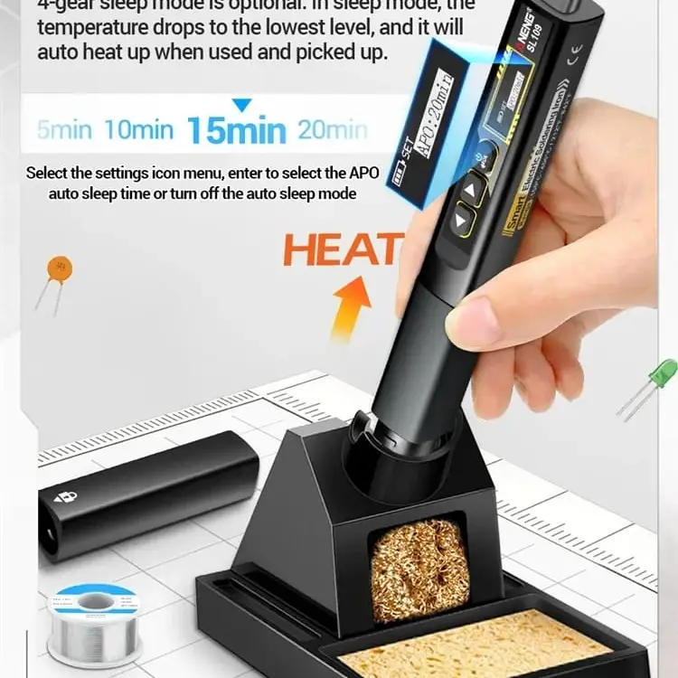 Kit de soldadura 2 en 1 ANENG SL 109- 75W ( Cautín, Multímetro) Professional.'s photo #2