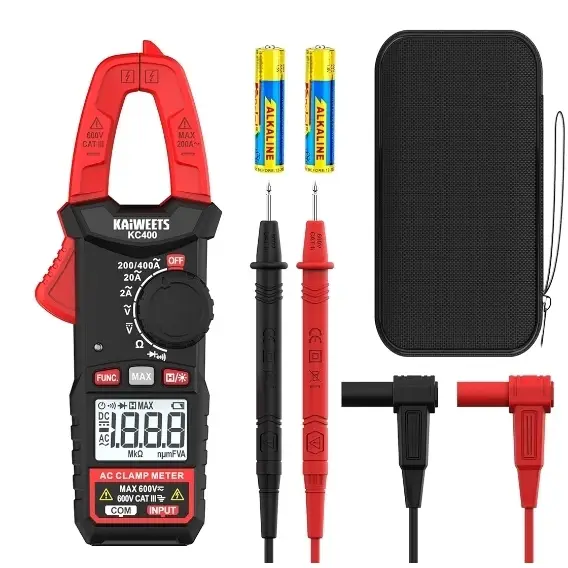 Pinza Amperimétrica Digital KAIWEETS KC400 Serie Compact (Jucon).'s photo #1