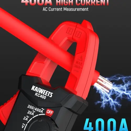 Pinza Amperimétrica Digital KAIWEETS KC400 Serie Compact (Jucon).'s photo #1