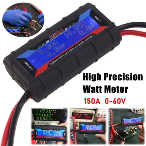 TESTER MULTÍMETRO Watt Meter & Analizador de Potencia de Alta Precisión 150A 60V's photo #1