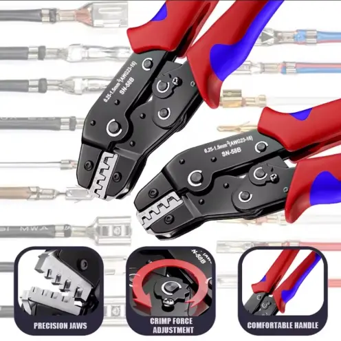 Pinza Crimpadora de Precisión SN 58B (0.25-1.5mm²)'s photo #4