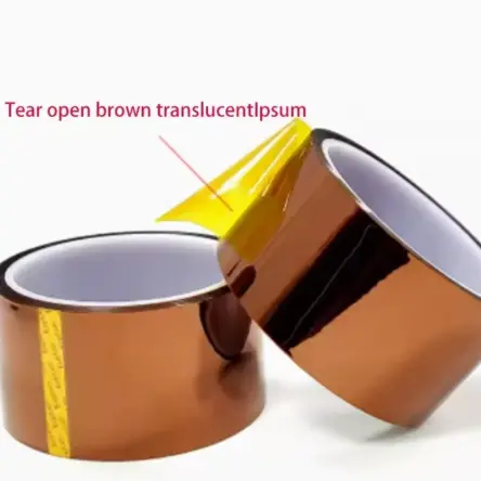 Cinta Kapton de Alta Temperatura 40mm x10M's photo #1