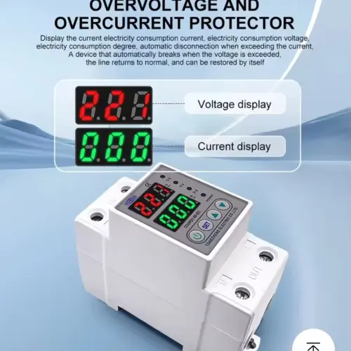 Protector de Voltaje y Corriente Ajustable TOMZN 80A ( Din Rail/ Inteligente.'s photo #2