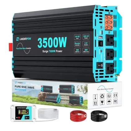 Inversor de Onda Senoidal Pura LANDERPOW- 7000w ( pico) . 3500W / 12V lineal.'s photo #1
