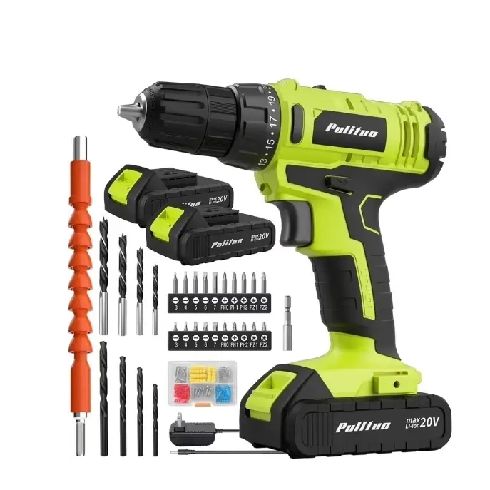 Kit de Taladro Inalámbrico Pulituo 20V 119 Piezas .'s photo #1