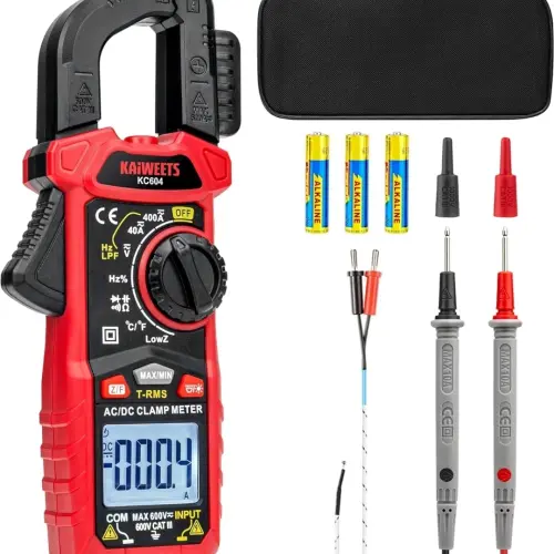 Multímetro de Gancho Digital KAIWEETS KC604 AC/DC True- RMS .'s photo #1