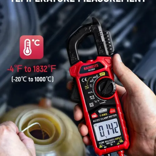 Multímetro de Gancho Digital KAIWEETS KC604 AC/DC True- RMS .'s photo #2