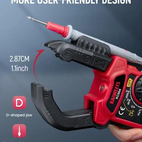 Multímetro de Gancho Digital KAIWEETS KC604 AC/DC True- RMS .'s photo #4