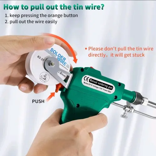 Pistola de Soldar Automática de 60W - Operación con una sola Mano .'s photo #3