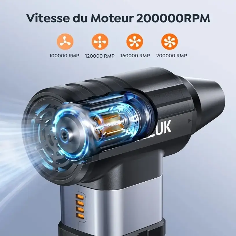 Turbo Soplador Eléctrico ACEZUK AD100- 300,000 RPM.'s photo #4