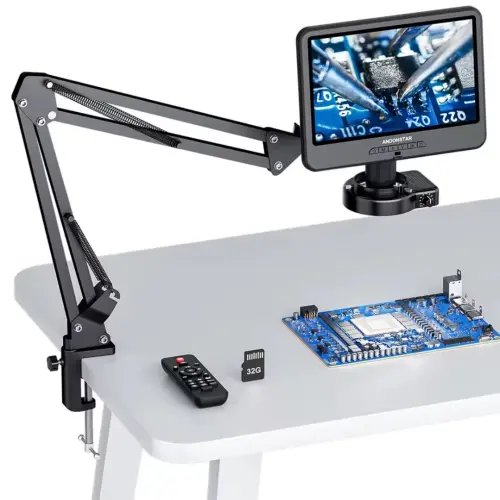 *🔬Microscopio Digital Andonstar AD109A Pantalla 10.1 con 56 LEDS para soldadura SMD y PCB's photo #1
