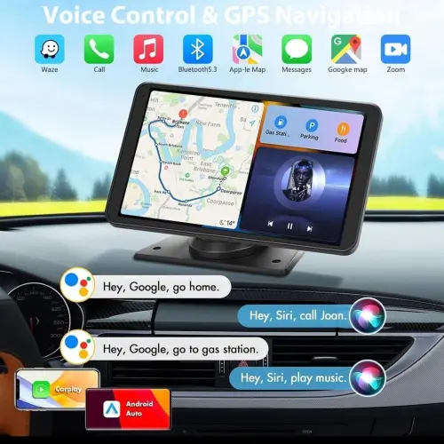 Pantalla GPS 12V-24V Android Auto portátil.'s photo #1