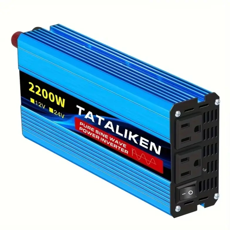 Inversor TATALIKEN Onda Senoidal Pura 2200W Pico / 1100W Continuo 12V/24V a 110V AC con Soft Start's photo #2