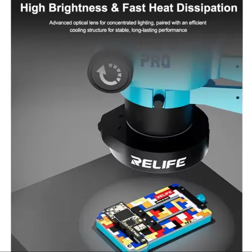 RELIFE RL-033E Fuente Luz Microscopio Ajustable Cabezal Pequeño 32 LEDs Brillo Regulable's photo #2