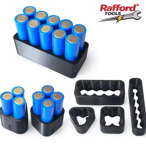 Set Fixture 4PCS Rafford 18650 para Soldadura de Puntos - Jig Clamp Soporte para Armar Pack Baterías's photo #1
