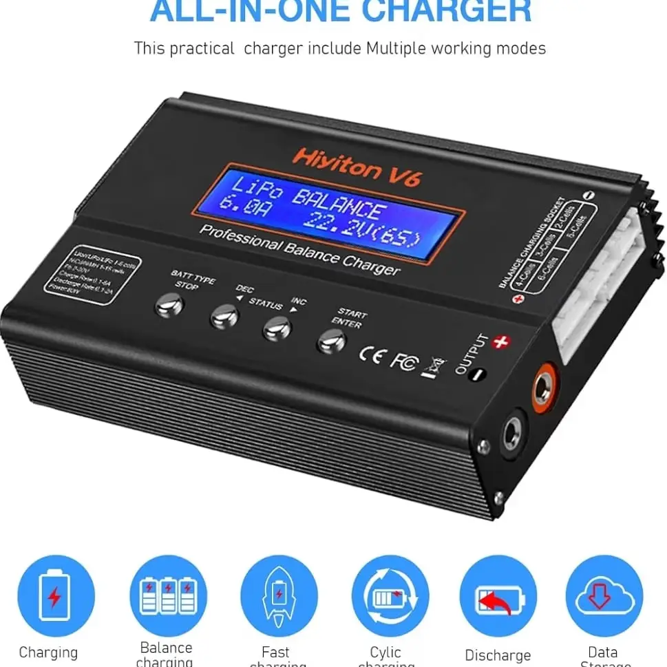 Lipo Battery Charger 1S-6S Balanceador Descargador's photo #2