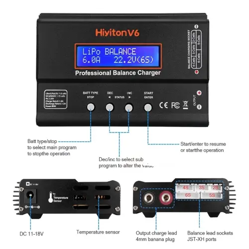 Lipo Battery Charger 1S-6S Balanceador Descargador's photo #3