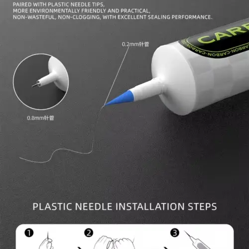LUOWEI Pegamento Carbon Fiber Glue 50ML Nueva Tecnología Transparente Fuerte Para Reparación LCD Borde Estrecho iPhone Android's photo #3