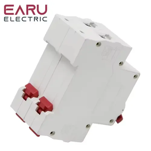Interruptor Termomagnético ( breaker ) C45N 2P 63A 400V 6kA Riel DIN - M1020 — imagen 2