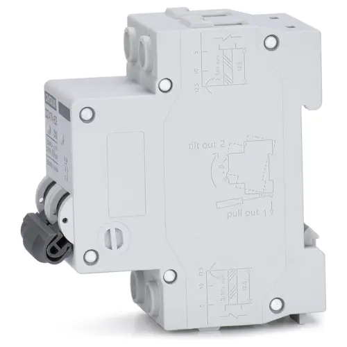 Interruptor Termomagnético MCB 40A 2 Polos AC Riel DIN Solar - E1031 — imagen 2