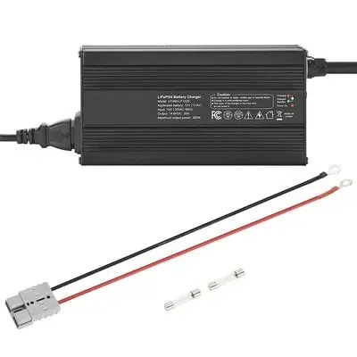 Cargador de Batería Litio LiFePO4 12V 20A 14.6V M1088 — imagen 2
