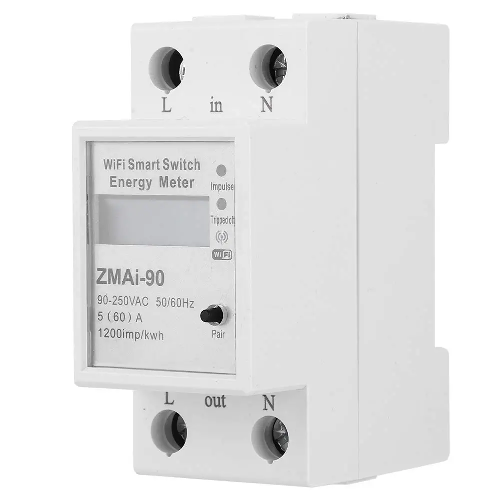 Medidor de Energía WiFi ZMAI-90 Interruptor Inteligente M1101 — imagen 1