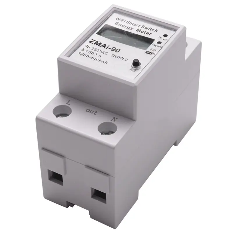 Medidor de Energía WiFi ZMAI-90 Interruptor Inteligente M1101 — imagen 4