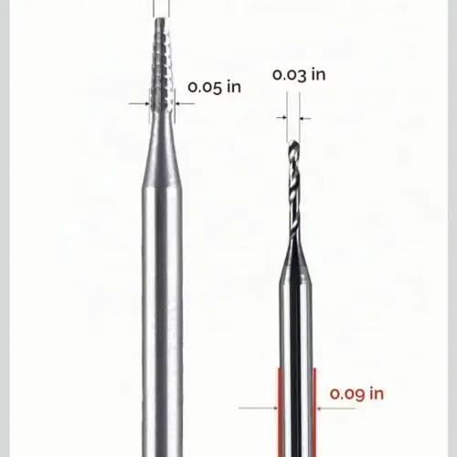 Kit extractor tornillos dañados celular 2 brocas tungsteno  0.093in DIY . E1037 — imagen 3