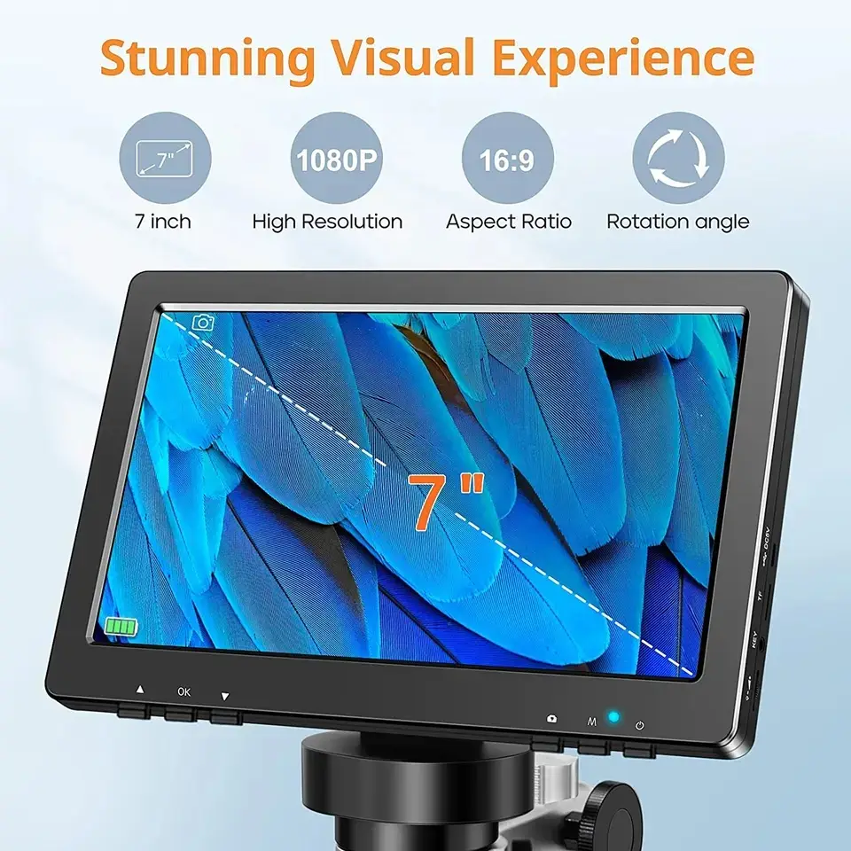 RIEVBCAU microscopio 1200x Magnification HD USB Professional M0677 — imagen 5