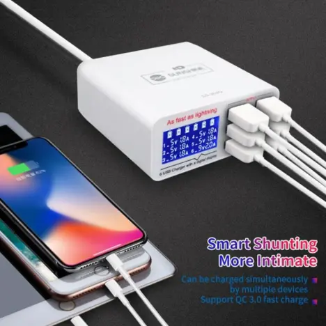 Sunshine SS-304Q 304D 6 puertos USB Estación de carga rápida inteligente. Cargador M0682 — imagen 3