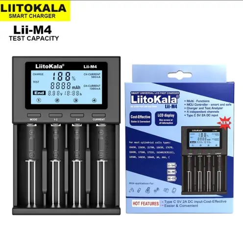 Cargador tester bateria liteon LiitoKala lii-m4's photo #1