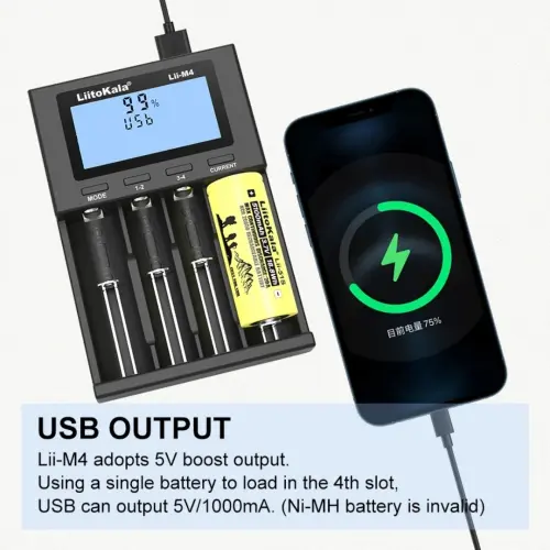 Cargador tester bateria liteon LiitoKala lii-m4's photo #2