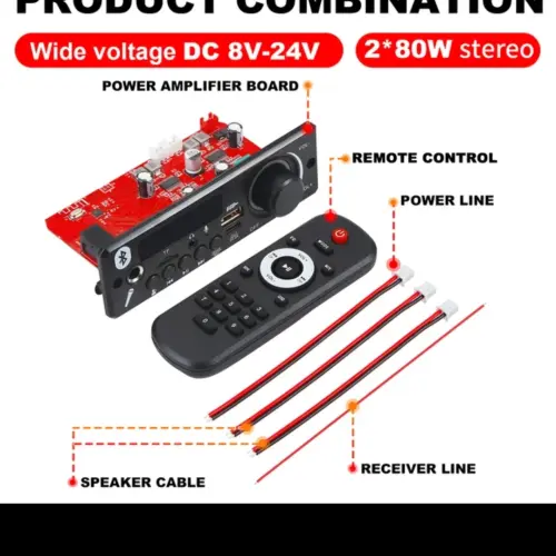MP3 BLUETOOH 150w 12v AMPLIFICADOR M0974 — imagen 5