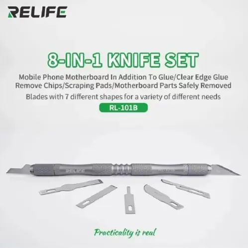 kit bisturi Relife RL-101B 8 en 1 M0487 — imagen 1