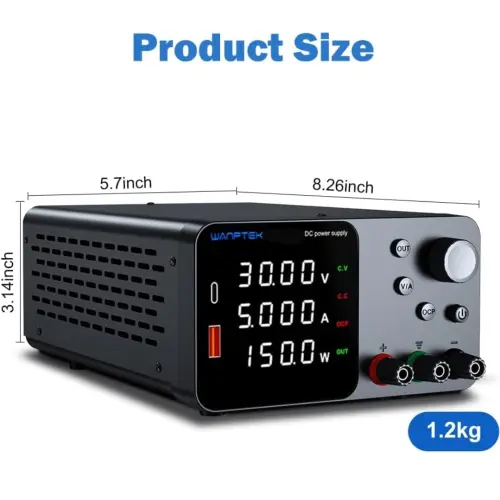 Fuente Wanptek 30v 10 A TPS3010 — imagen 3