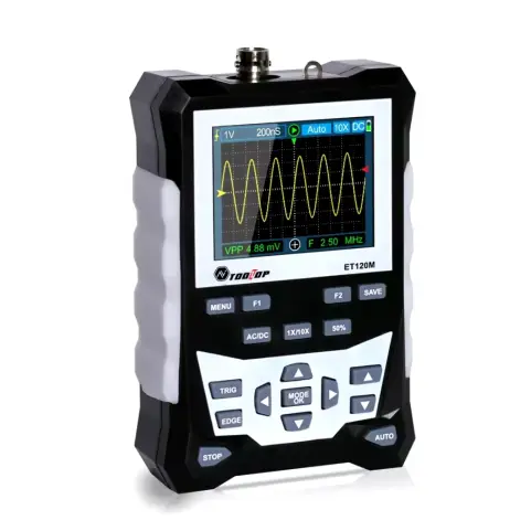 TOOLTOP-osciloscopio Digital portátil ET120M, 120MHz M0307 — imagen 2