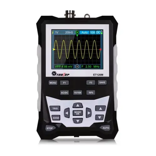 TOOLTOP-osciloscopio Digital portátil ET120M, 120MHz M0307 — imagen 1