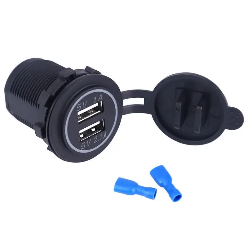 Módulo Cargador , carga rápida USB Motos y Carros AZUL🔵's photo #1