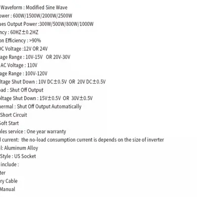 Inversor 2000 w 12v a 110v da corriente  a tu hogar's photo #1