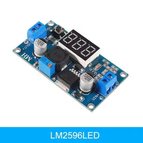 Steep Down LM2596 + voltímetro M0228 — imagen 2